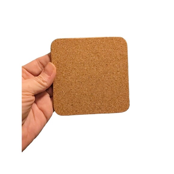 Clover Leaf Melamine Cork Back Botanical Table Mats Boxed Set of 6 - UK VTG MCM - Picture 8 of 16